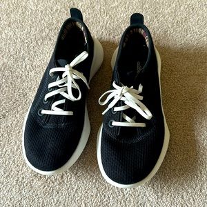Allbirds Women’s SuperLight Tree Runners - Natural Black (w/ Blizzard Sole)